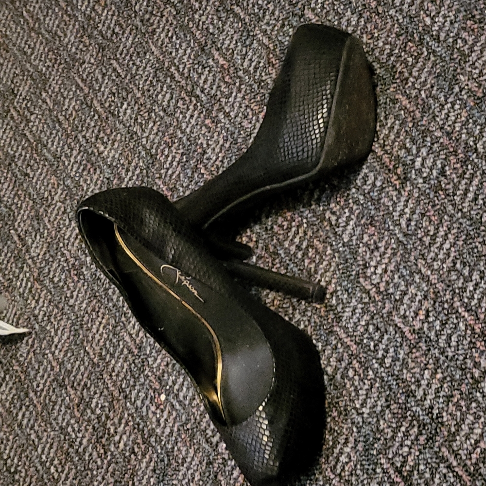 Black heels